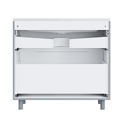 Vivon Тумба с раковиной Shelly 90 серая матовая – фотография-11